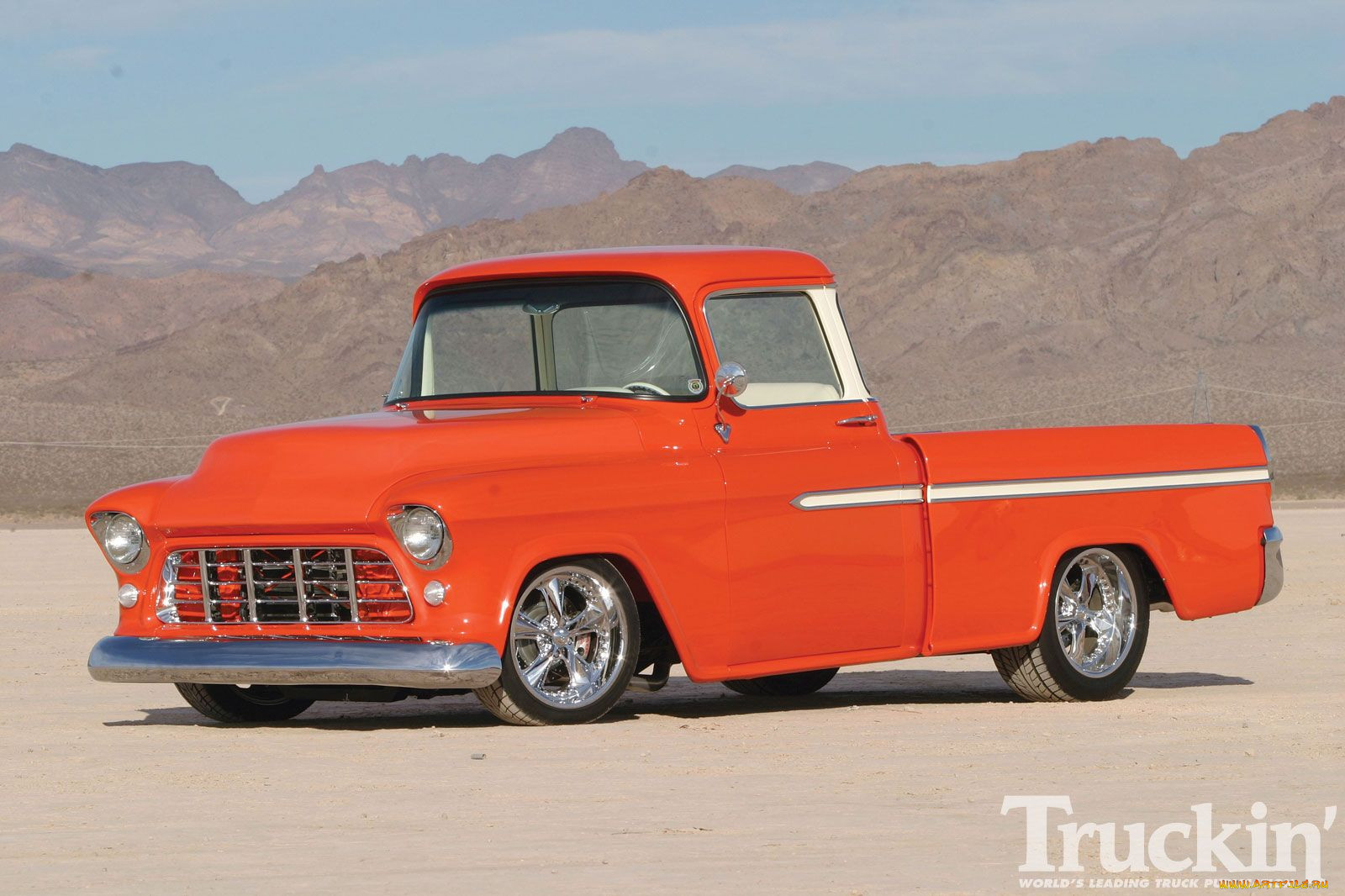 , custom, pick, up, truck